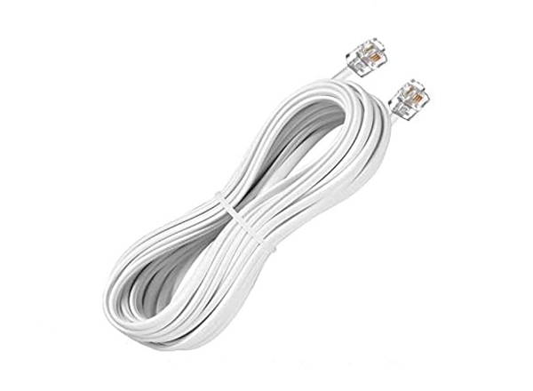 2-core pure copper telephones line-white